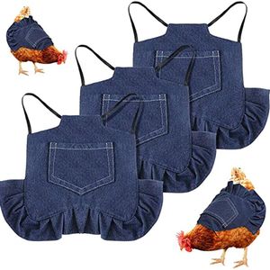 Kip Zadel 3 Pack Verstelbare Bandjes - Veer Wing Protector Kip Vest - Pluimvee Saver
