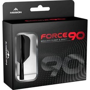 Mission Force 90 Slim Black - Dart Flights