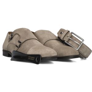 STEFANO LAURAN Strefano Lauran Nette schoenen - Veterschoenen - Heren - Taupe - Maat 43,5