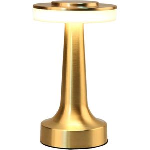Oplaadbare Tafellamp - 3600mAh Accu - Draadloos & Oplaadbaar - Dimbaar - Moderne Touch Lamp - Tafellamp op Batterijen - Woonkamer Decoratie - Nachtlamp Slaapkamer