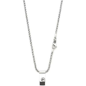 SILK Jewellery - Zilveren Ketting - Chevron - 181.50 - Maat 50,0