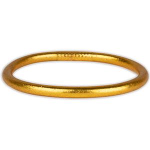 HINTH, Lucky Bracelet, Size M, Normal, Light Gold, Mantra Armband, Buddha Armband, 1 stuk