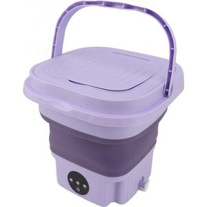 Draagbare Mini Wasmachine 11L - Opvouwbaar en Handig voor Ondergoed, Sokken en Babykleding