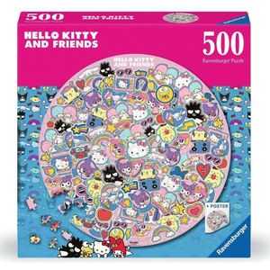 Ravensburger Hello Kitty and Friends Round Jigsaw Puzzle (500 pieces) Puzzles
