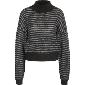 NOISY MAY NMROBIN L/S HIGH NECK CROP KNIT DD Dames Trui - Maat XS