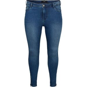 ZIZZI JLUNA, CROPPED, AMY JEANS Dames Jeans - Dark Blue - Maat 42