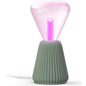 Philips Hue Lightguide 3D-geprinte Tafellamp (Saliegroen) - E27 - Wit en Gekleurd Licht - Incl. 1 Hue Lightguide Triangle Lamp - Hue White and Color Ambiance