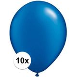 Qualatex ballonnen Sapphire blauw 10 stuks