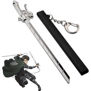 Living by ROKA® Attack on Titan sleutelhanger | Shingeki no Kyojin | Levi | Ehren | Mikasa | Survey corps | Anime | Manga | Cosplay | Decoratie zwaard