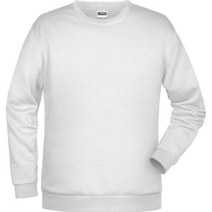 James And Nicholson Heren Basis Sweatshirt (Wit)