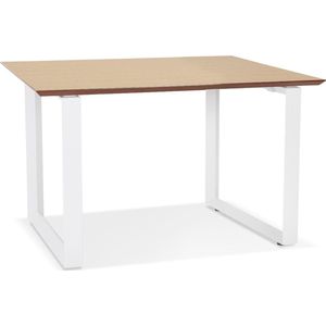 Alterego - GIMINI - Recht bureau - Beige - 130x70x75,5 cm