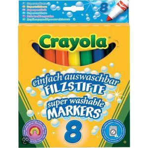 Crayola Wasbare Stiften - 8 Stuks