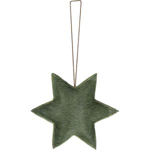 Wanddecoratie Groene Ster (10,5 cm)