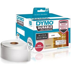 Etiket dymo labelwriter industrieel 25x89 2st wit
