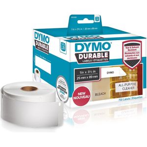 Etiket dymo labelwriter industrieel 25x89 2st wit