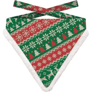 Kerst Bandana BANDANA MET EEN MIX PATROON M