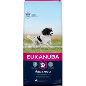 Eukanuba Dog Adult Medium Breed - Kip - Hondenvoer - 15 kg