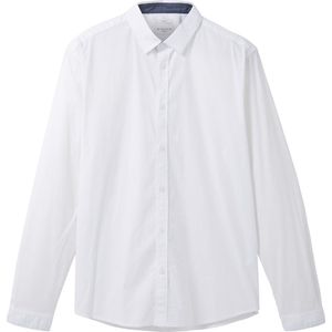 TOM TAILOR stretch poplin shirt Heren Overhemd - Maat XXXL