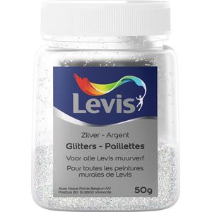 Levis Glitters Muur - Zilver - 50GR