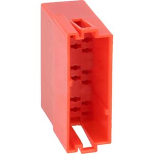 Mini ISO Connector Vrouwelijk - 20-pins - Rood