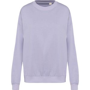Biologische unisex sweater 'Terry' lange mouwen Washed Parma - XL