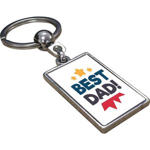 Best Dad - Sleutelhanger - Cadeau - Verjaardag - Kerst - Kado - Valentijn - Vaderdag - Vaderdag cadeautje - Vaderdag cadeau voor papa