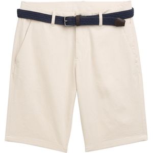 Tom Tailor Broek Stretch Chino Met Riem 1044707xx10 37142 Mannen Maat - W36