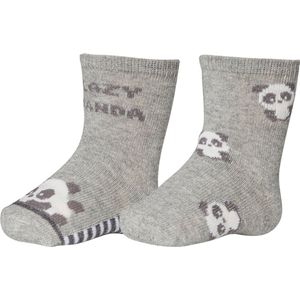 iN ControL 4pack baby socks PANDA medium grey