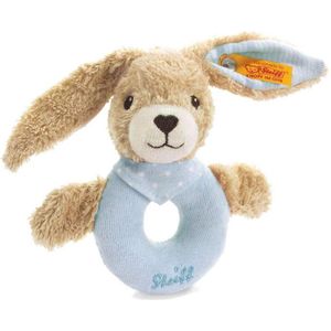 Steiff Hoppel Rabbit Rammelaar Blauw 12 Cm. EAN 237522