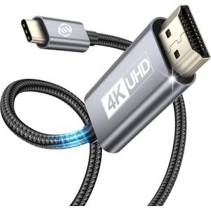 Equivera USB C naar HDMI Adapter - Hub - Type C to HDMI - Geschikt voor Verschillende Merken - Premium