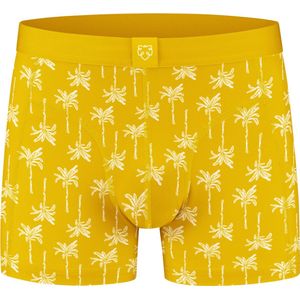 A-dam Palm Trees - Boxershort - Katoen - Onderbroek - Ondergoed - Heren - Geel - XXL