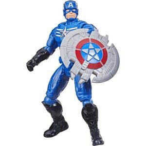 Hasbro Gaming, Captain America Gelede Marvel Avengers Mech Strike met Schild, Blauw