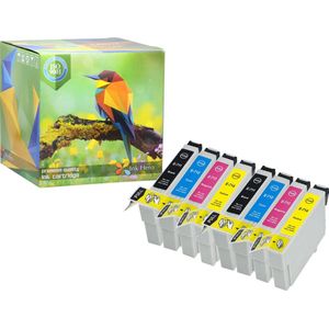 Ink Hero - 8 Pack - Inktcartridge / Alternatief voor de Epson Stylus CX4300 D78 D92 D120 DX400 DX4000 DX4050 DX4400 DX4450 DX5000 DX5050 DX6000 DX8450 SX100 SX105 SX110 SX115 SX200 SX205 SX210 SX215 SX218 SX400 SX405 SX415 SX510W SX515W SX600FW