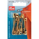 Prym Veiligheidsspelden Spiraal Messing N°1-3 12 stuks