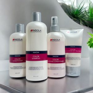 Indola INNOVA COLOR set van 4 producten SALE !! Shampoo, Conditioner, Bi-Phase Conditioner Spray, Leave in conditioner