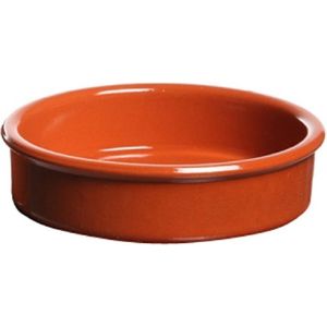 12x Luxe creme brulee schaaltjes terracotta 11,5 cm - Hapjes schaaltjes - Tapas schaaltjes