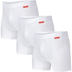 Undiemeister - Boxershort multipack - Boxershort heren - Ondergoed - Gemaakt van Mellowood - Onderbroek mannen - Boxer briefs - Chalk White (wit) - 3-pack - XS