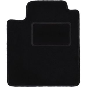 Bestuurdersmat zwart voor: Nissan Micra K12 hatchback (2002-2010)