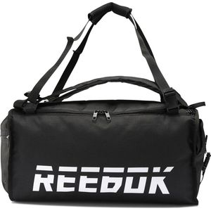 Reebok - Wor Convertible Grip Bag  - Training Tas - One Size - Zwart