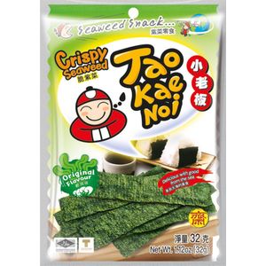 Taokaenoi Zeewier snack knapperig 32 g