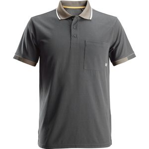 Snickers 2724 AllroundWork, 37.5® Polo Shirt met Korte Mouwen - Staal Grijs/ - L