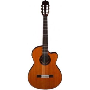 Aria A-35CE naturel semi akoestische klassieke gitaar