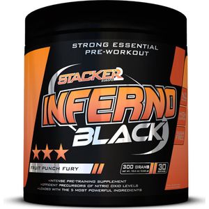 Stacker 2 Inferno Black 30 servings-Fruit Punch