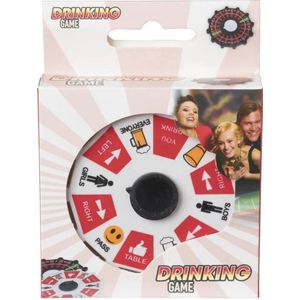 Drankspel to go - pocketsize drinking game - meeneem spel party - partygame drank - 10 cm - mini drank roulette
