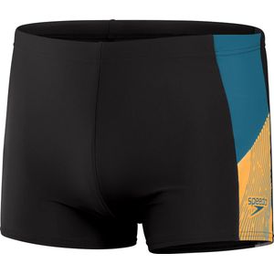 Speedo Dive Aquashort Zwart/Blauw Heren Sportzwembroek - Maat 5