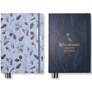Kangaro notitieboek - Natural Beauty - 25,3 x 17,8 cm - dots - K-SKZ210009