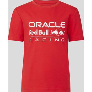 Red Bull Racing Logo Kids T-shirt Rood 2023 M (140-146) - Max Verstappen - Sergio Perez - Oracle