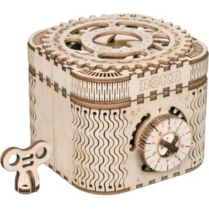 ROBOTIME ROKR Treasure Box - houten Schatkist Modelbouw - 3D puzzel
