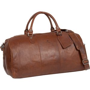 Mustang® - Catania-  Luxe lederen Weekendtas - Reistas - 43L - Leer - Bruin