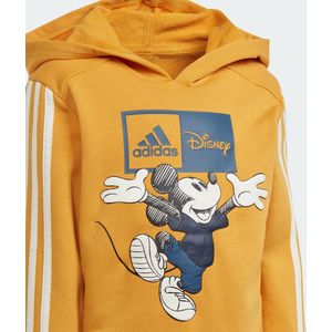 adidas Sportswear adidas x Disney Mickey Mouse Joggingpak met Hoodie - Kinderen - Geel- 140